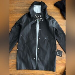 Stutterheim Black Raincoat